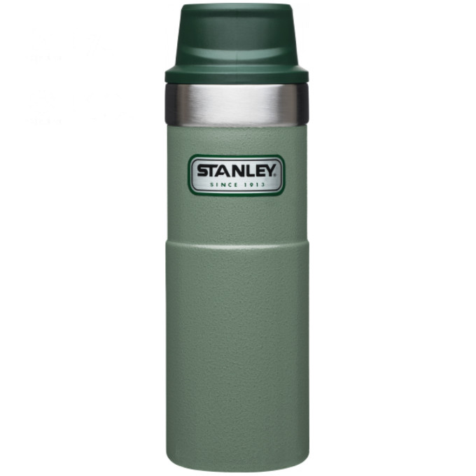 Термокружка Stanley Classic Trigger Action 1-Hand 0,47 л, зелёная (10-06439-005)